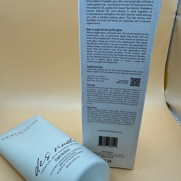 Nib dolce glow by isabel Alysa light- medium gradual self tanning lotion - Picture 6 of 8